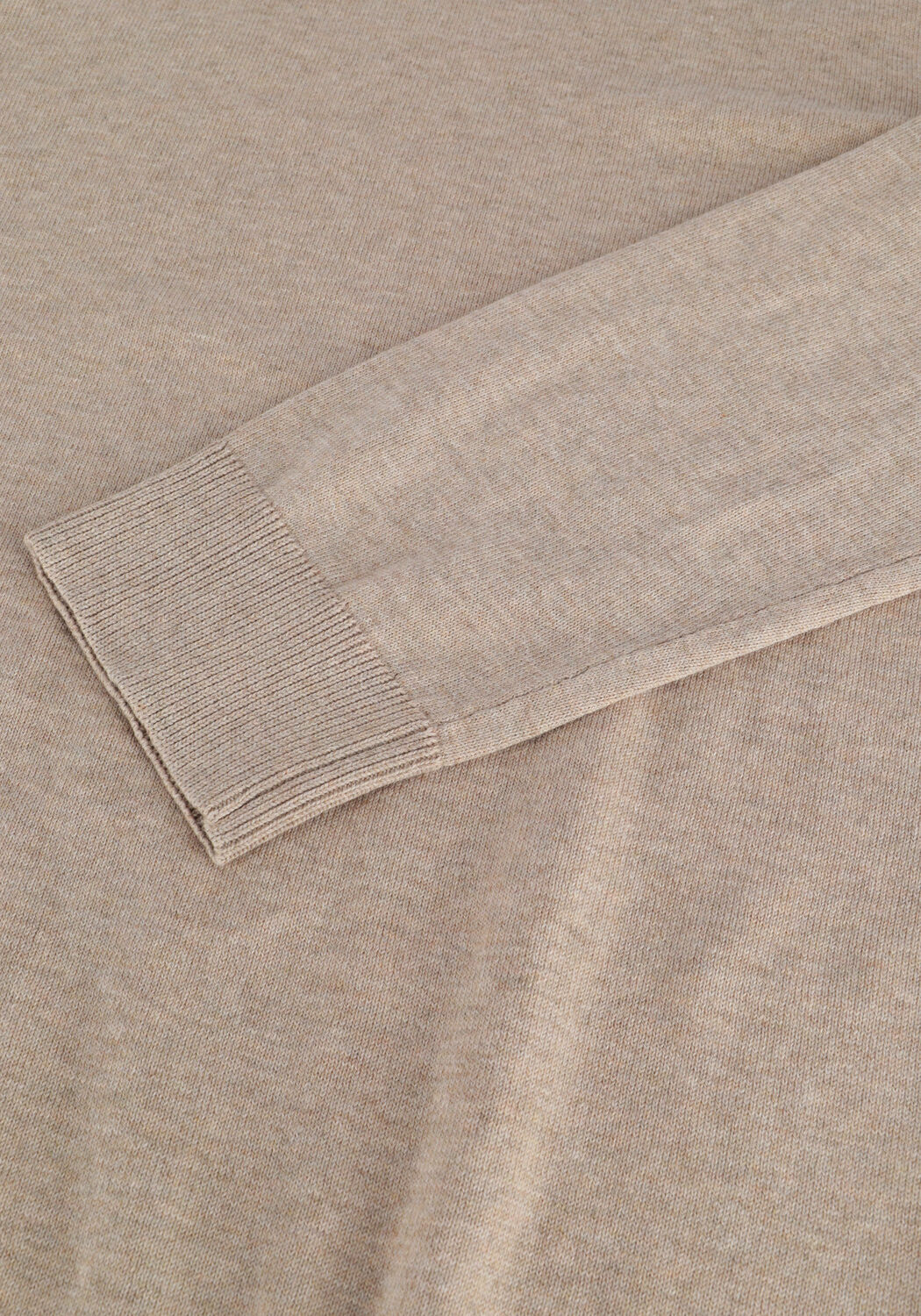 Camelfarbene SELECTED MEN Pullover SLHBERG CREW NECK NOOS - large