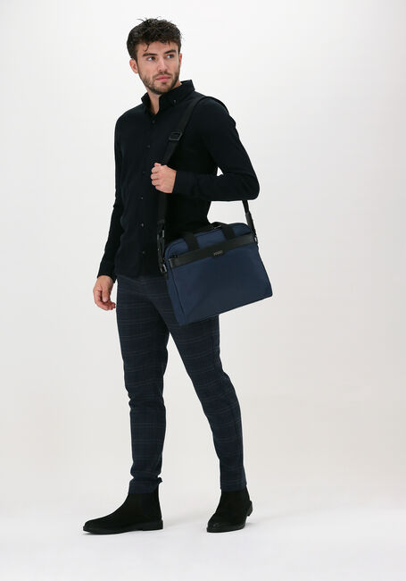 Dunkelblau SAINT STEVE Casual-Oberhemd GIJS - large