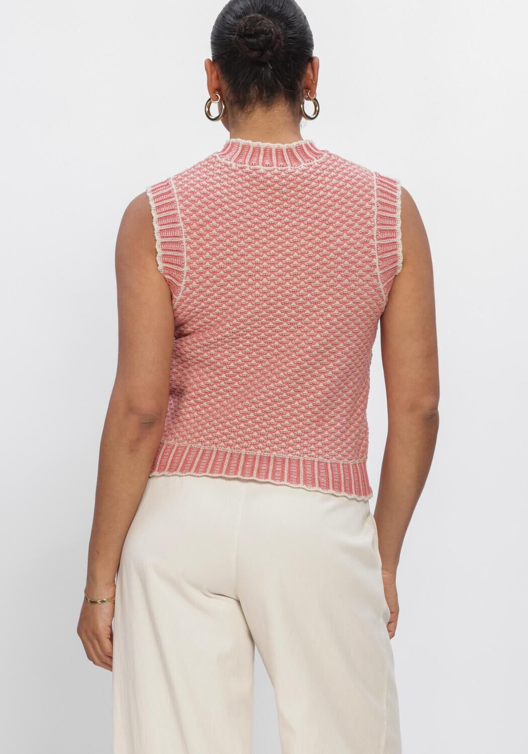 Mehrfarbige/Bunte MSCH COPENHAGEN Spencer MSCHPILLA VEST - large