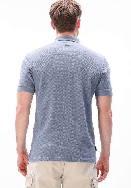 Blaue PME LEGEND Polo-Shirt POPCORN JERSEY - large