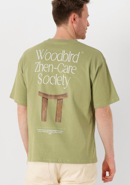 Grüne WOODBIRD T-shirt WBBAINE ZHEN TEE - large