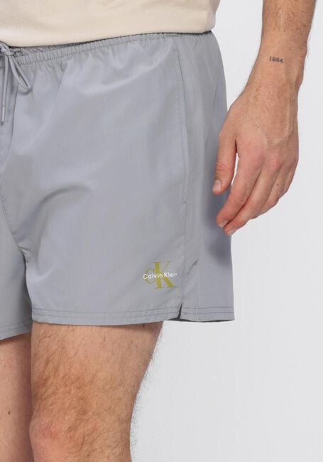 Hellgrau CALVIN KLEIN UNDERWEAR Badehosen SHORT DRAWSTRING WAISTBAND - large