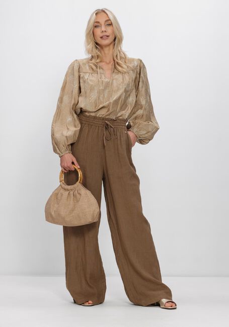 Sand NUKUS Blusen KAOUTAR BLOUSE EMBROIDERY - large