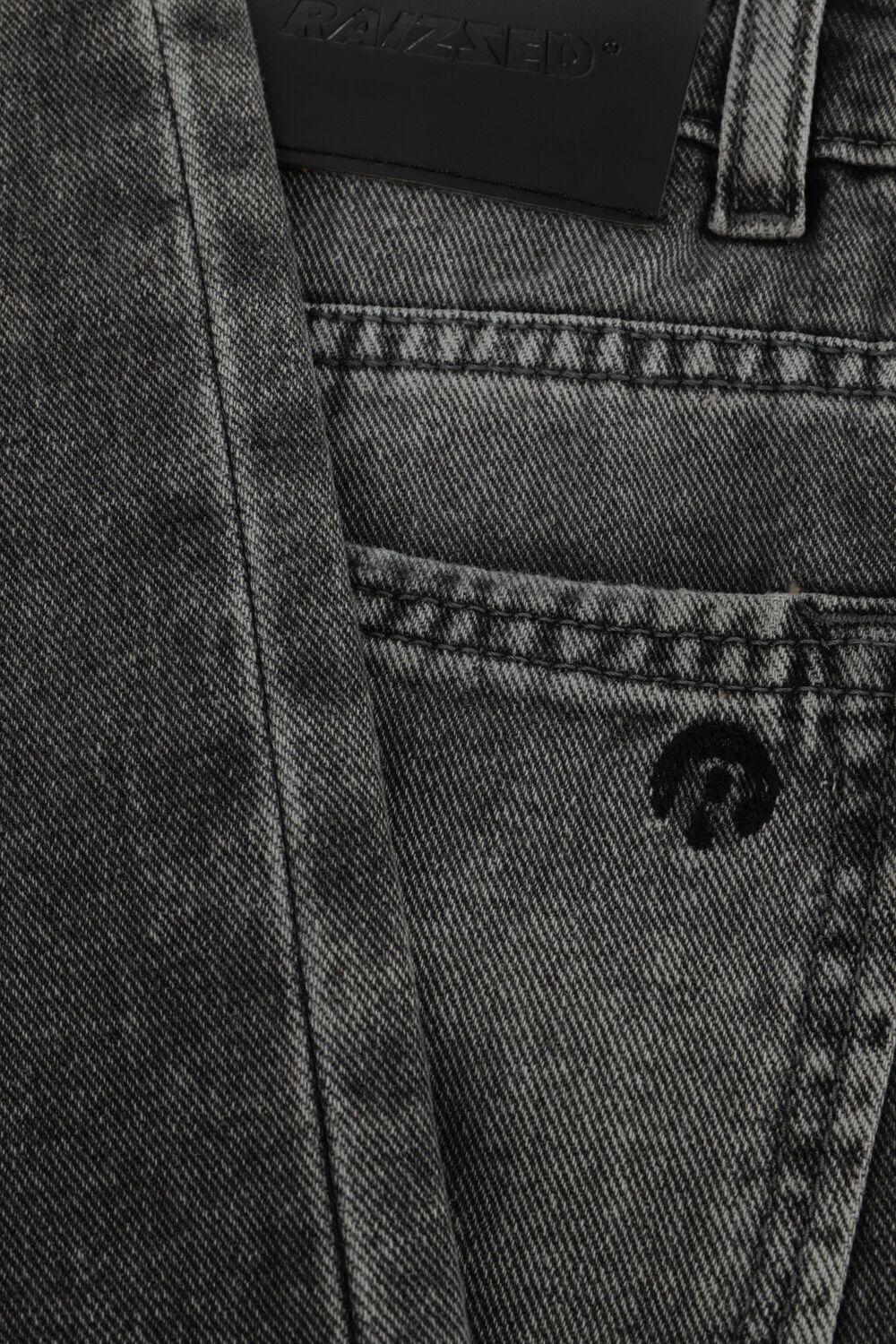 Schwarze RAIZZED Wide jeans HANOI - large