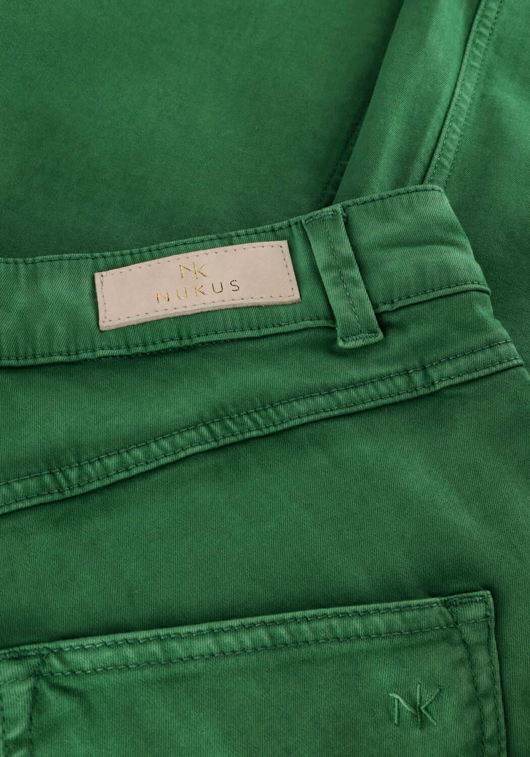 Gr&uuml;ne NUKUS Schlaghose FEM PANTS FLARE - large