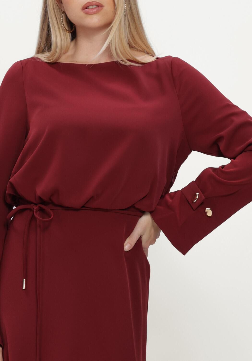 Bordeaux LINA LOCCHI Maxikleid LL-BETH - large