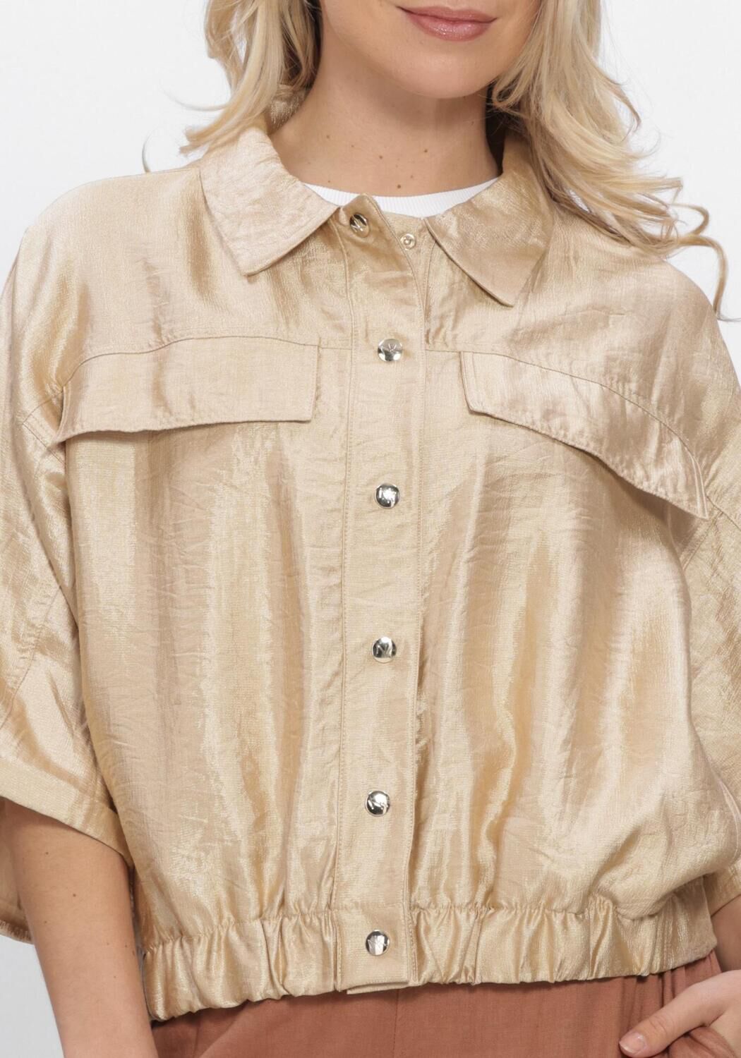 Goldfarbene NUKUS Blusen NELLY BLOUSE - large