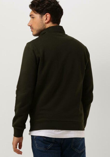 Grüne LYLE & SCOTT Pullover QUARTER ZIP SWEAT - large