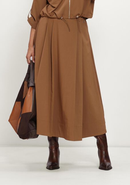 Camelfarbene MOS MOSH Midirock MMKIT SATO SKIRT - large