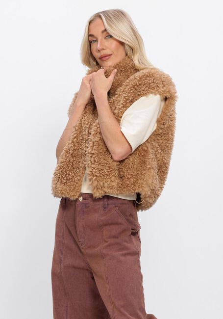 Camelfarbene STUDIO AMAYA Gilet SIRA GILET - large