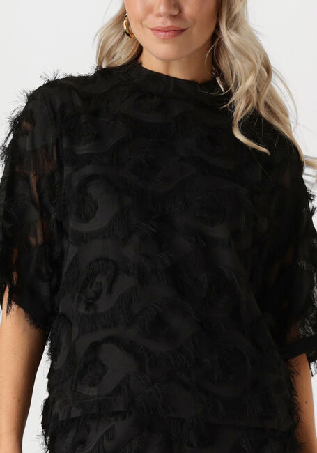 Schwarze MINUS T-shirt MSMAICA HIGH NECK BLOUSE - large
