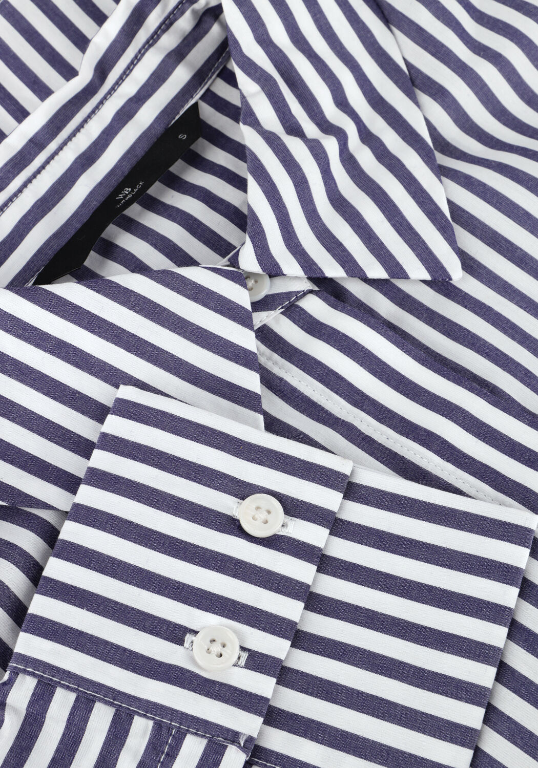 Wei&szlig;e WITHBLACK Blusen WBLLEMON LS CROPPED SHIRT - large