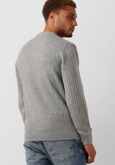 Graue SCOTCH & SODA Pullover WOOL-BLEND STRUCTURE KNIT SWEATER - large