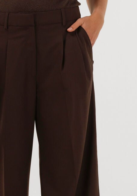 Braune SELECTED WOMEN Weite Hose SLFWIDE-SIENNA MW PANT - large