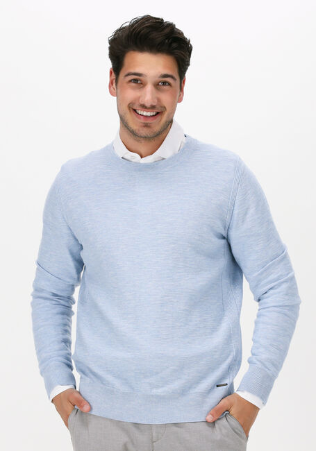 Blaue DSTREZZED Pullover MERCURY CREW MELANGE SLUB - large