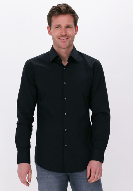 Schwarze BOSS BLACK Klassisches Oberhemd H-HANK-KENT0C1-214 - large