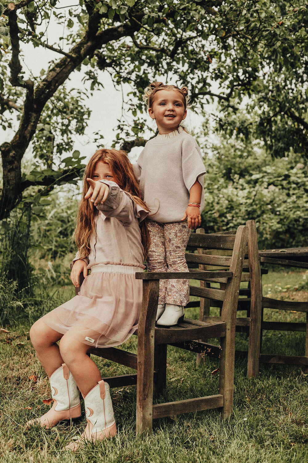 Mehrfarbige/Bunte BAJE STUDIO Schlaghose MIVA - large