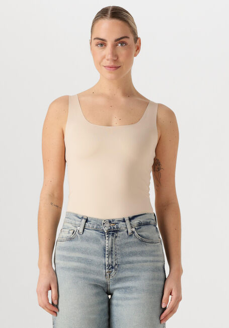 Beige CC HEART Top VIDA TANKTOP - large