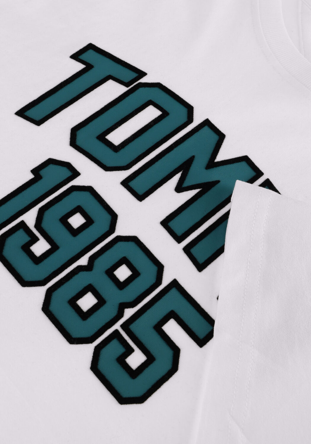 Wei&szlig;e TOMMY JEANS T-shirt TJM REG TOMMY VARSITY SPORT TEE - large