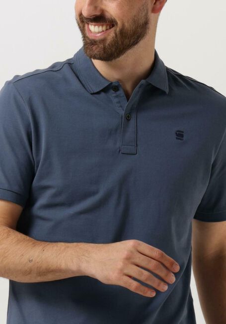 Blaue G-STAR RAW Polo-Shirt DUNDA SLIM POLO S/S - large