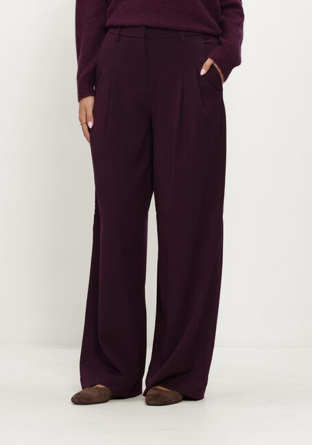 Bordeaux MSCH COPENHAGEN Hose MSCHHENRIKA HW PANTS - large
