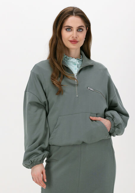 Grüne SECOND FEMALE Sweatshirt VERBENA SWEAT - large