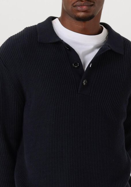 Dunkelblau BUTCHER OF BLUE Pullover GALWAY POLO LS - large
