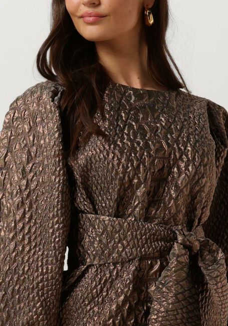 Goldfarbene NOTRE-V Minikleid NV-BRIGIT MINI DRESS - large