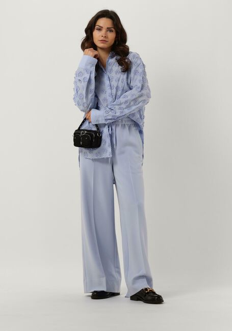 Hellblau SECOND FEMALE Hose FICARIA TROUSERS - large