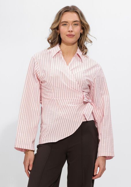 Rosane NEO NOIR Blusen TIFUNA STRIPE WRAP SHIR - large