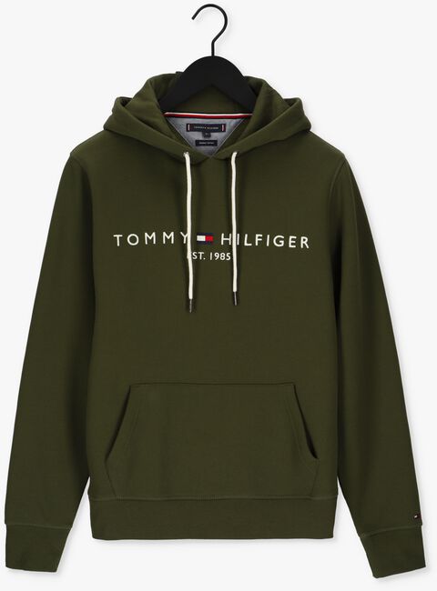Olive TOMMY HILFIGER Sweatshirt TOMMY LOGO HOODY - large