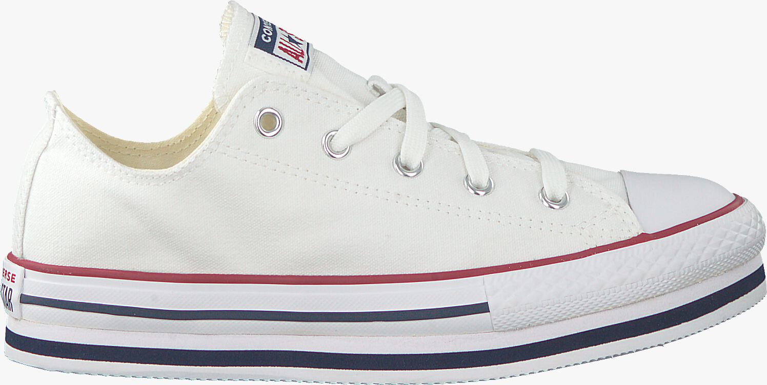 Weiße CONVERSE Sneaker Low CHUCK TAYLOR ALL STAR PLAT LO | Omoda
