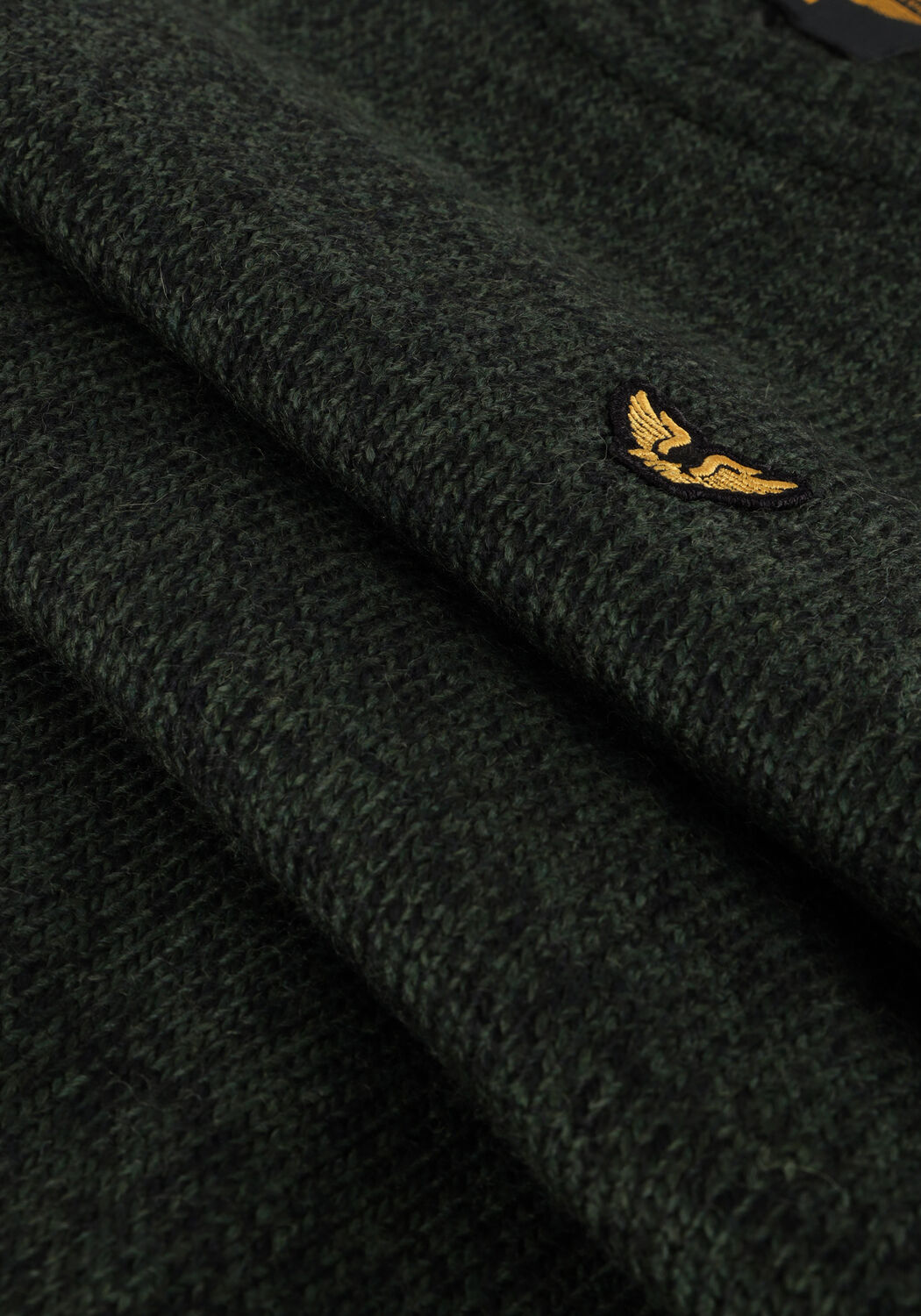 Gr&uuml;ne PME LEGEND Pullover R-NECK HEAVY KNIT MIXED YARN KNIT - large