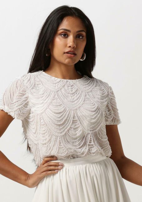 Weiße Y.A.S. Brautmode YASCALLA SS TOP S. - CELEB - large