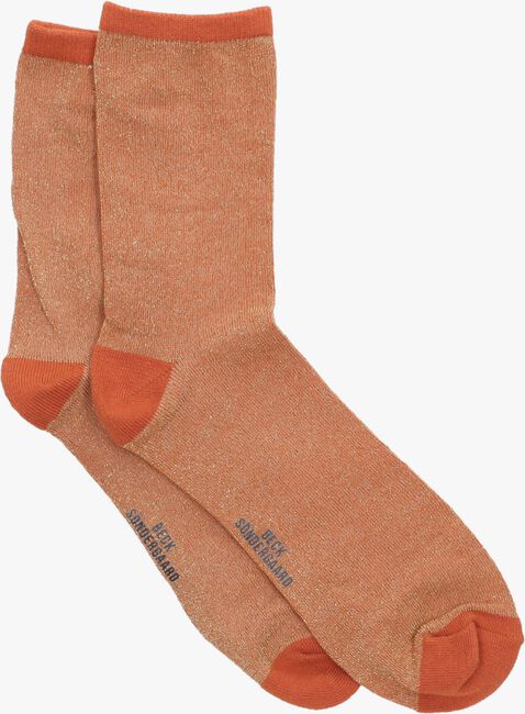 Orangene BECKSONDERGAARD Socken DINA SOLID - large