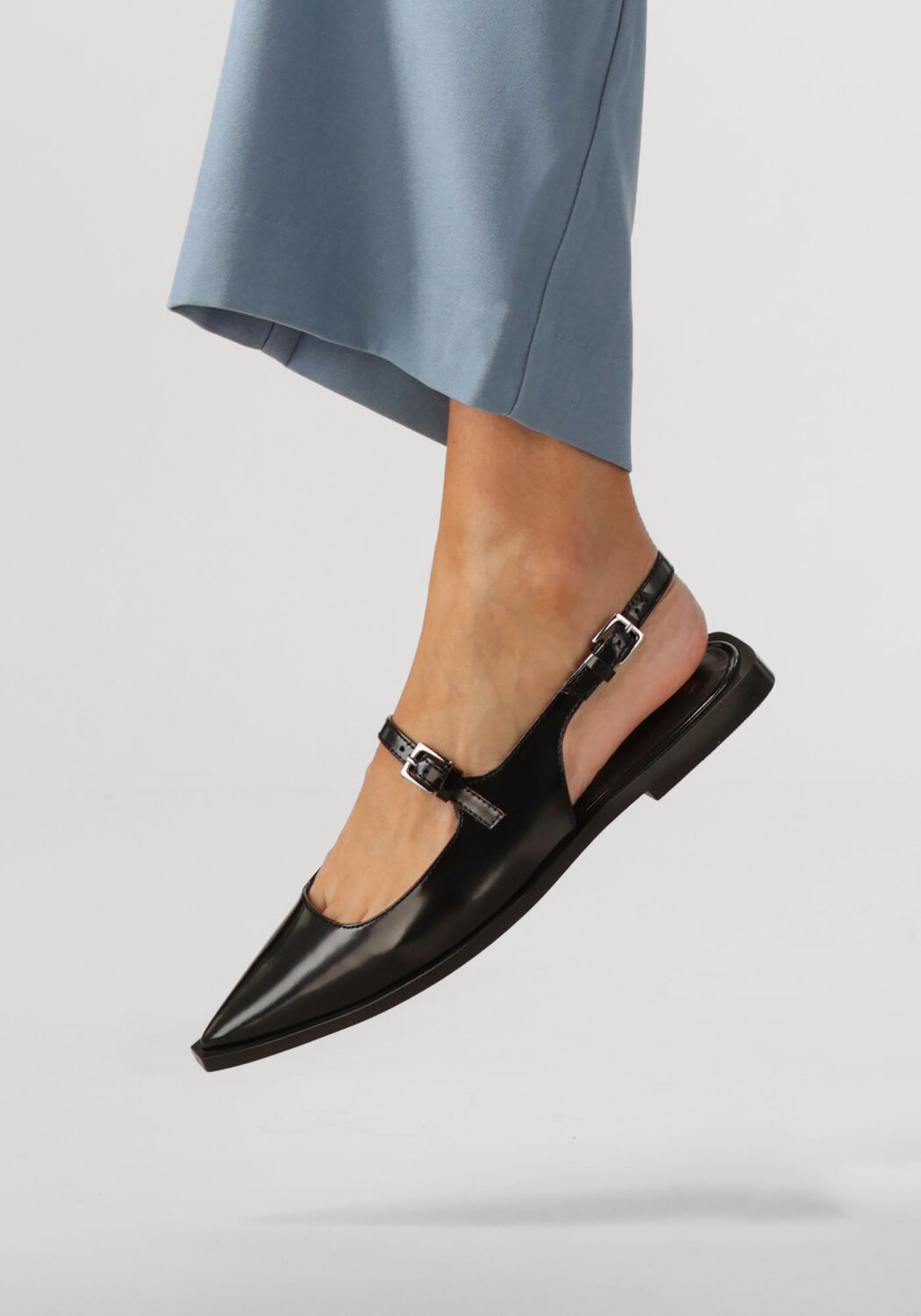 Schwarze BRONX Slingbacks LAUR-YNN - large