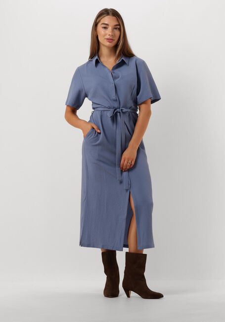 Blaue ANOTHER LABEL Midikleid SANGO DRESS S/S - large