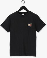 Schwarze TOMMY JEANS T-shirt TJW RLXD VINTAGE BRONZE 2 TEE