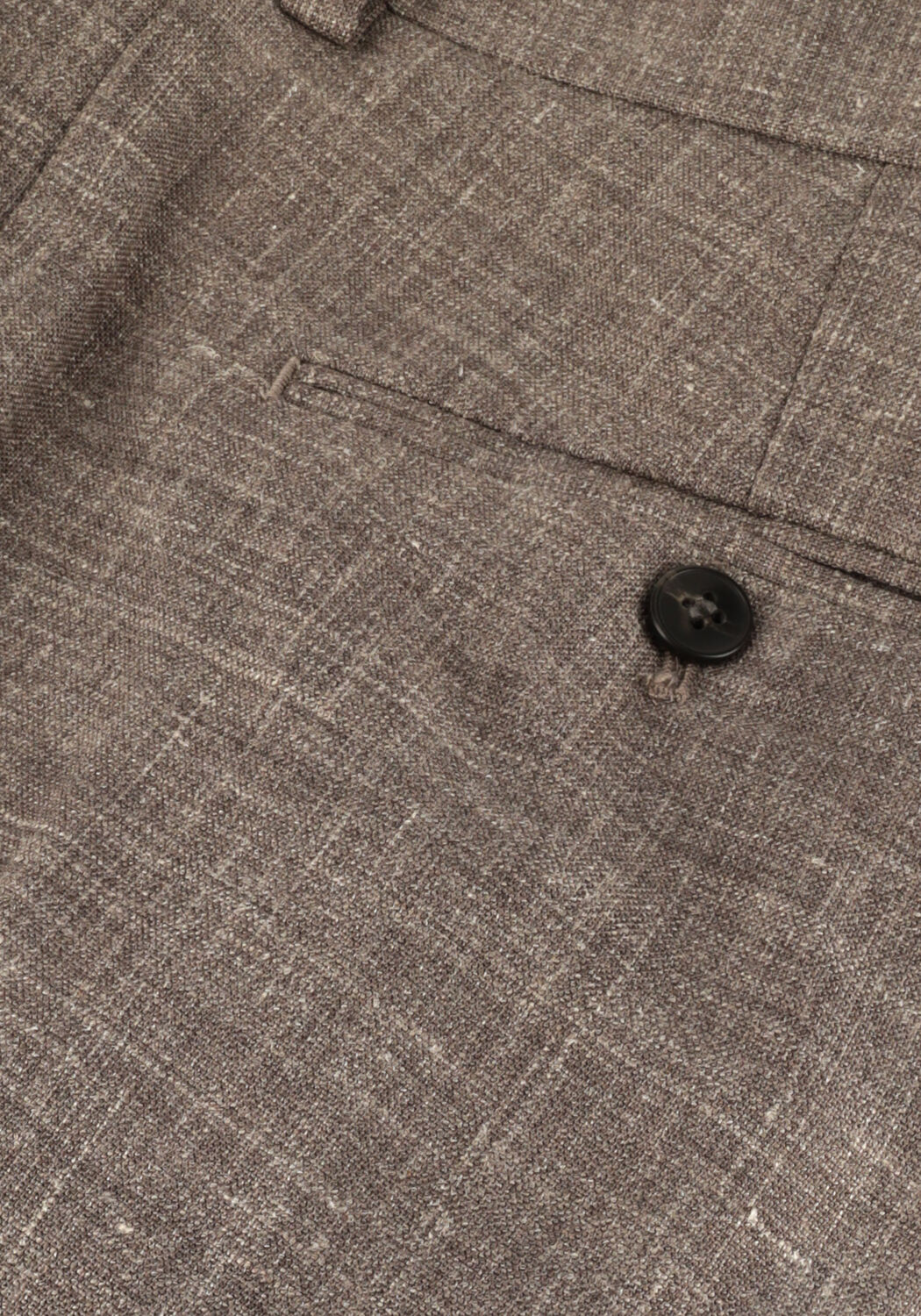 Braune SELECTED MEN Hose SLHSLIM-OASIS LINEN TRS NOOS - large