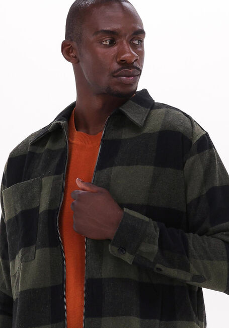 Olive SELECTED HOMME Overshirt LOOSEDOLLER OVERSHIRT LS W - large