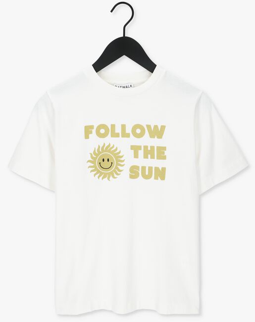 Weiße CATWALK JUNKIE T-shirt TS FOLLOW THE SUN - large
