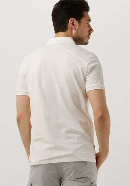 Weiße CAST IRON Polo-Shirt SHORT SLEEVE POLO ORGANIC COTTON PIQUE ESSENTIAL - large