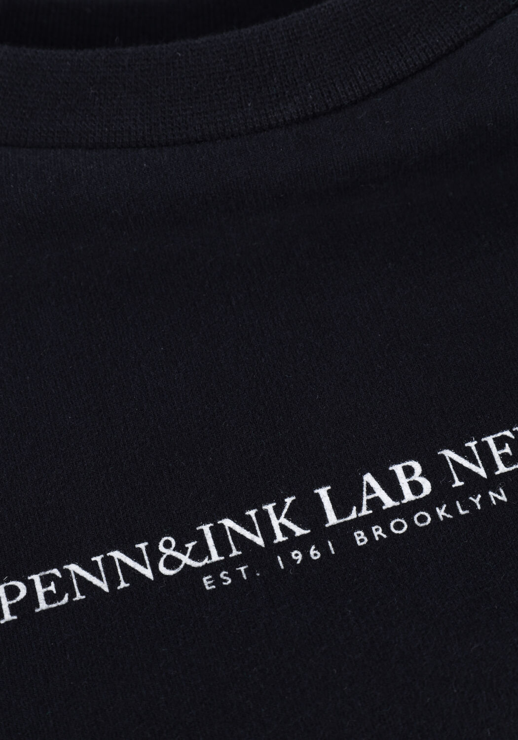 Schwarze PENN & INK Sweatshirt S22F1103LAB - large