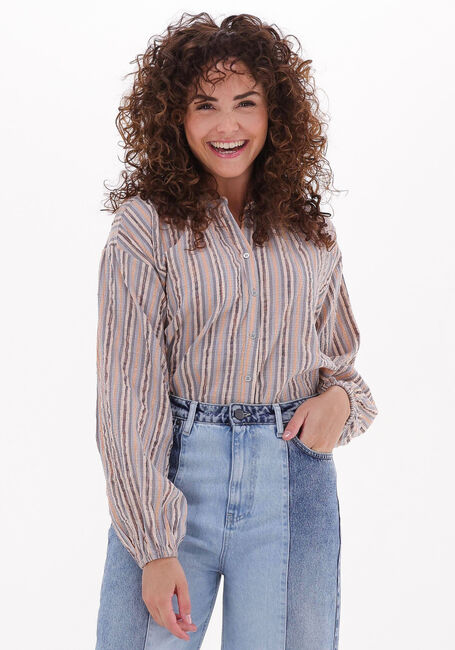 Hellblau CO'COUTURE Blusen CELINA SITA STRIPE SHIRT - large