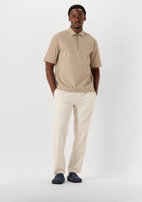 Beige THE GOODPEOPLE Polo-Shirt POST - large