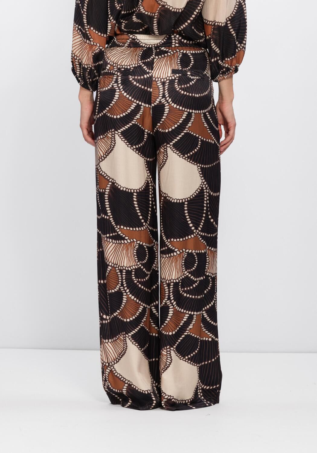 Mehrfarbige/Bunte SUMMUM Hosen TROUSERS ALL OVER TWILL - large