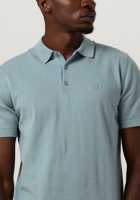 Blaue DSTREZZED Polo-Shirt POLO S/S COTTON KNIT - large