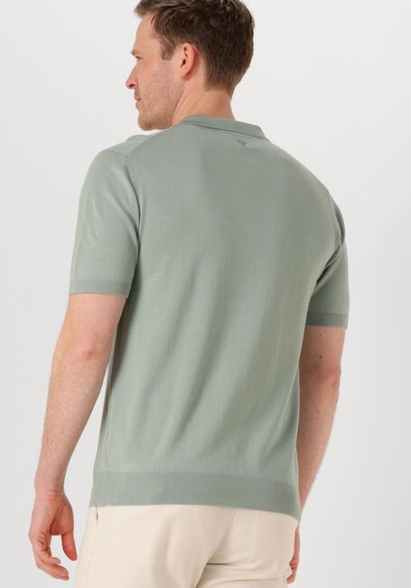 Grüne PURE PATH Polo-Shirt REGULAR FIT POLO SS HALF ZIP KNITWEAR - large