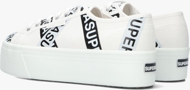 Weiße SUPERGA Sneaker low 2790 LETTERING TAPE - large