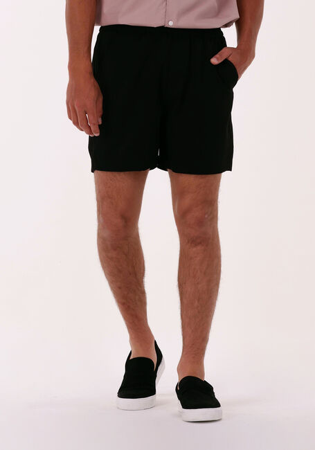 Schwarze PLAIN Kurze Hose TURI SHORTS 913 - large
